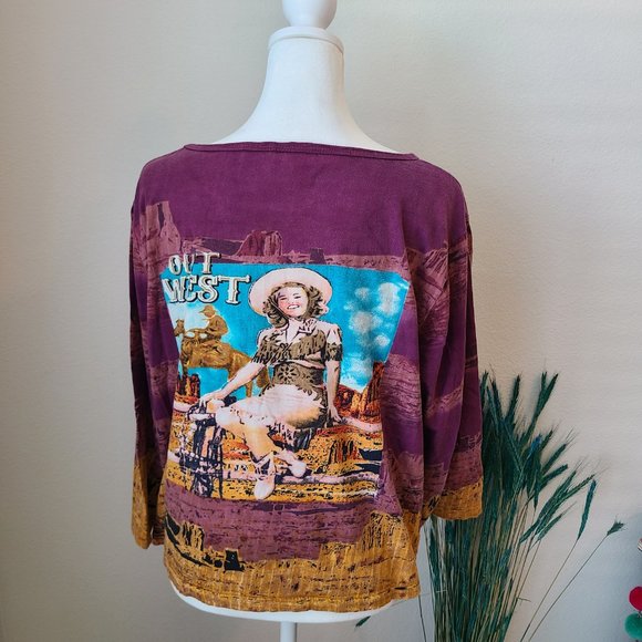 Out West Western Graphic and Beaded Tee - Picture 7 of 12